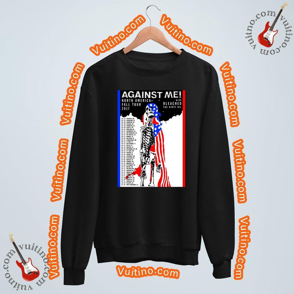 Against Me shape Shift With Me 2017 North American Tour Shirt
